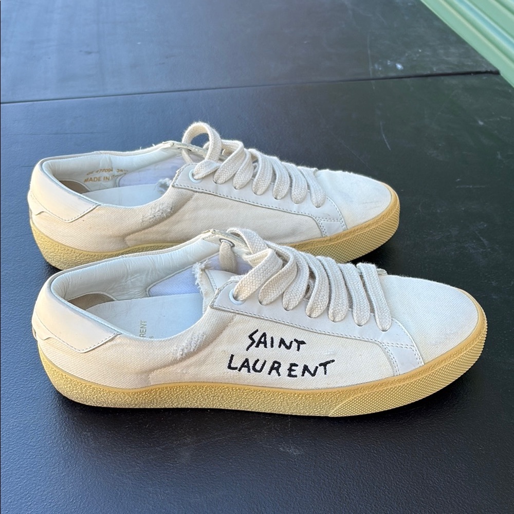 Saint Laurent White Sneakers
